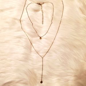 Double chained necklace